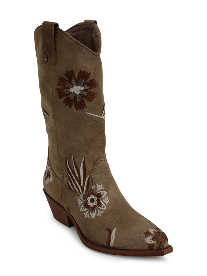 Parosh Boots Sand Leather