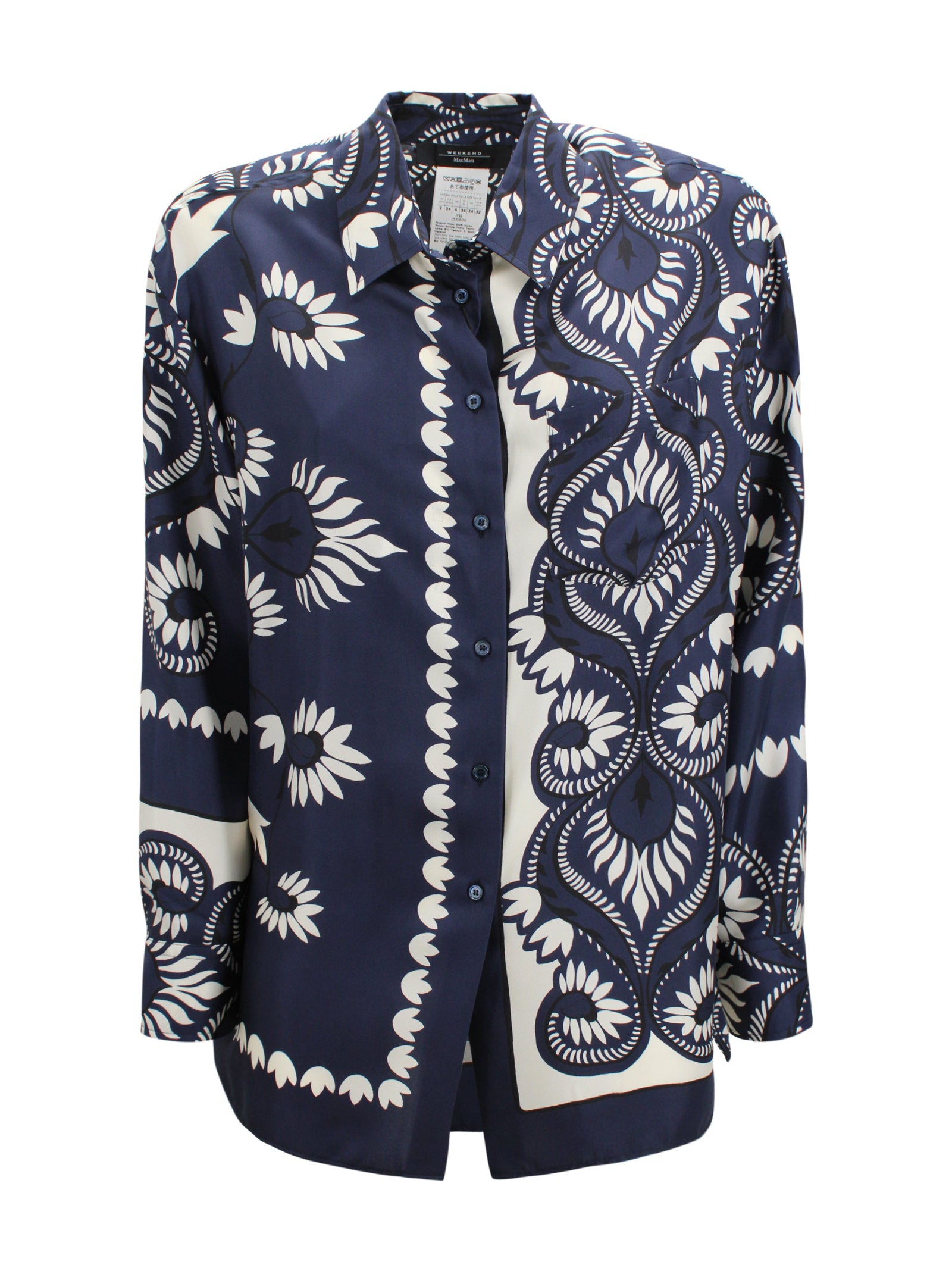 Max Mara Weekend Jackets Blue Silk