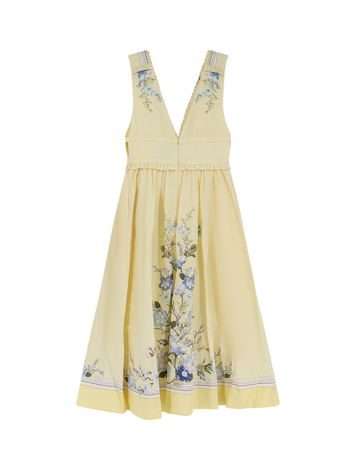 Self Portrait Dresses Yellow Cotone