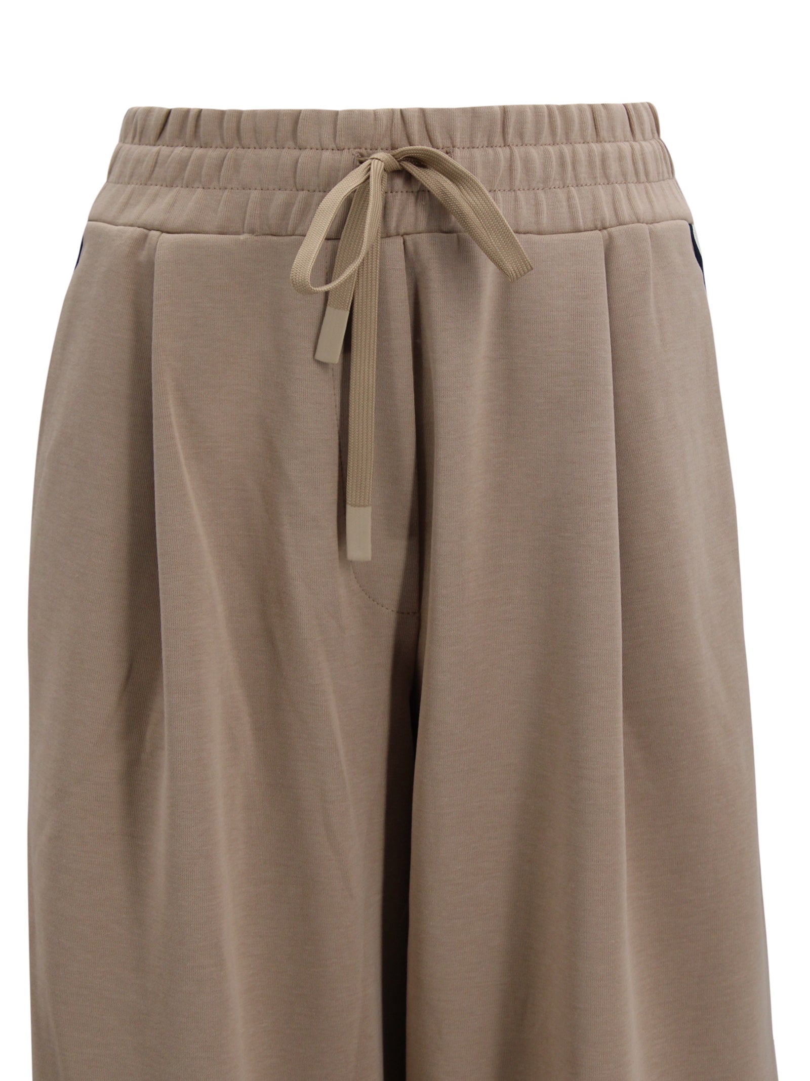 Max Mara Weekend Trousers Brown Cotton
