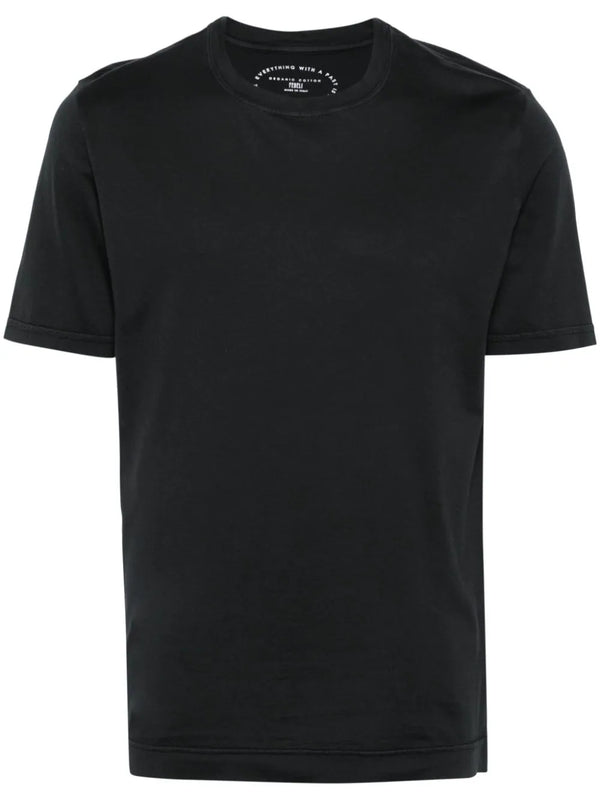 Fedeli Cotton 100% t-shirt in black