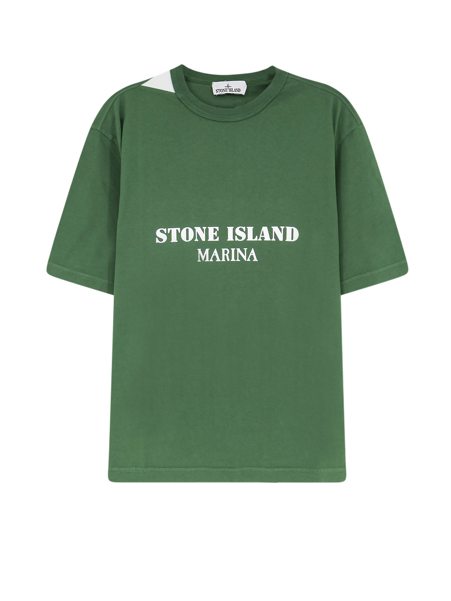 Stone Island T-Shirts And Polos Quartz Green Cotone