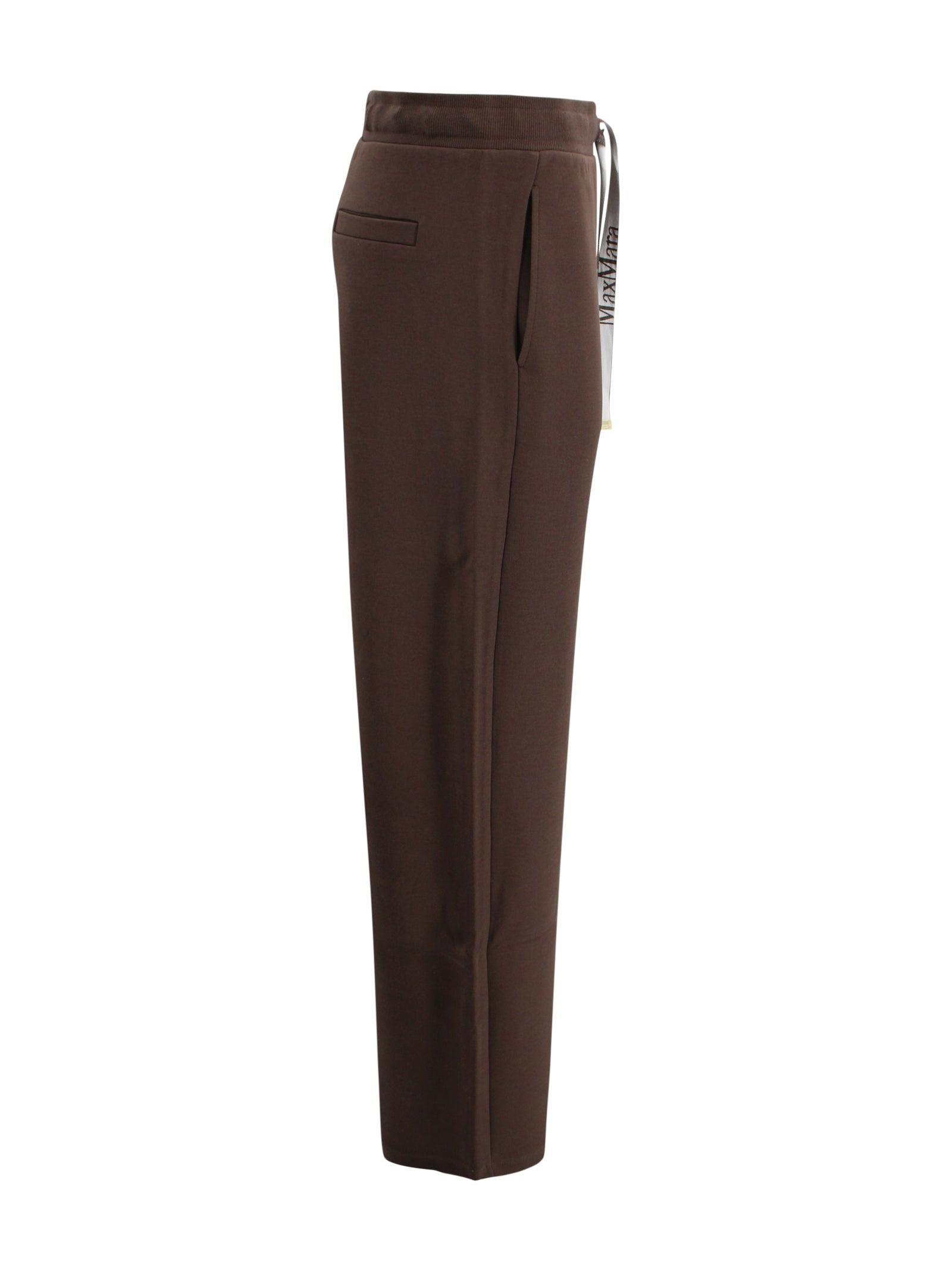 S Max Mara Trousers Cioccolato Cotton