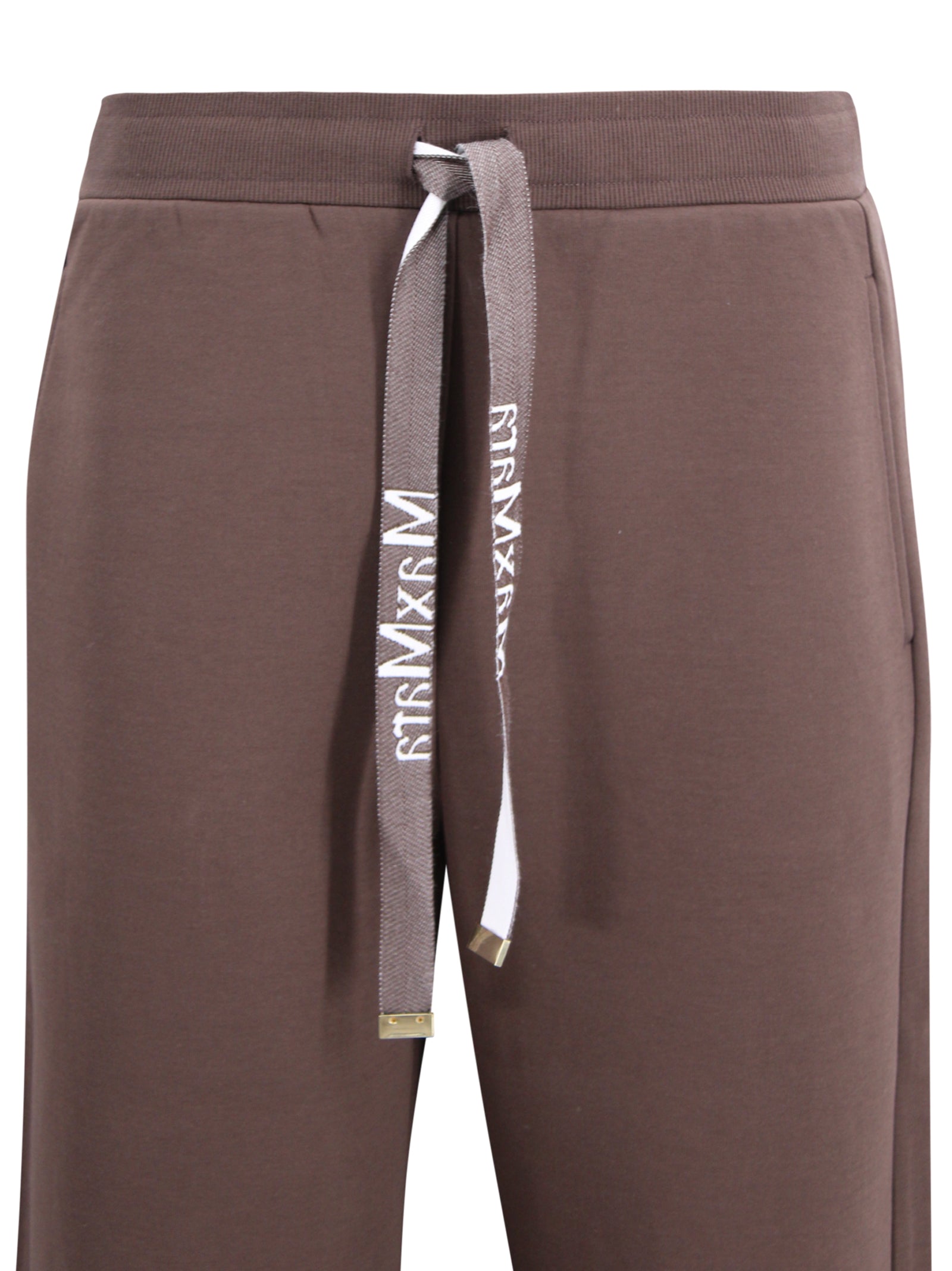 S Max Mara Trousers Cioccolato Cotton