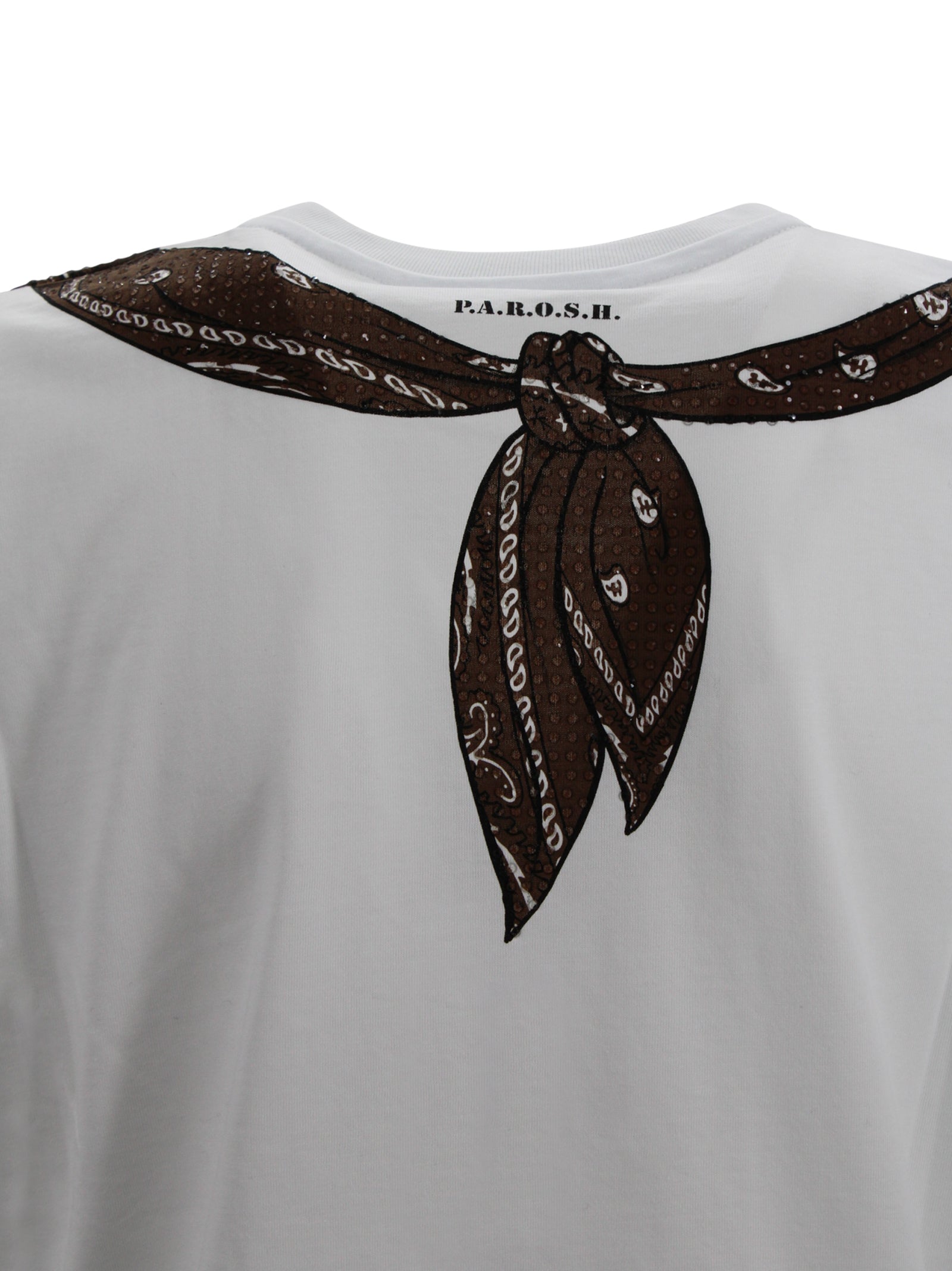 Parosh T-shirts and Polos Dark Brown Cotton