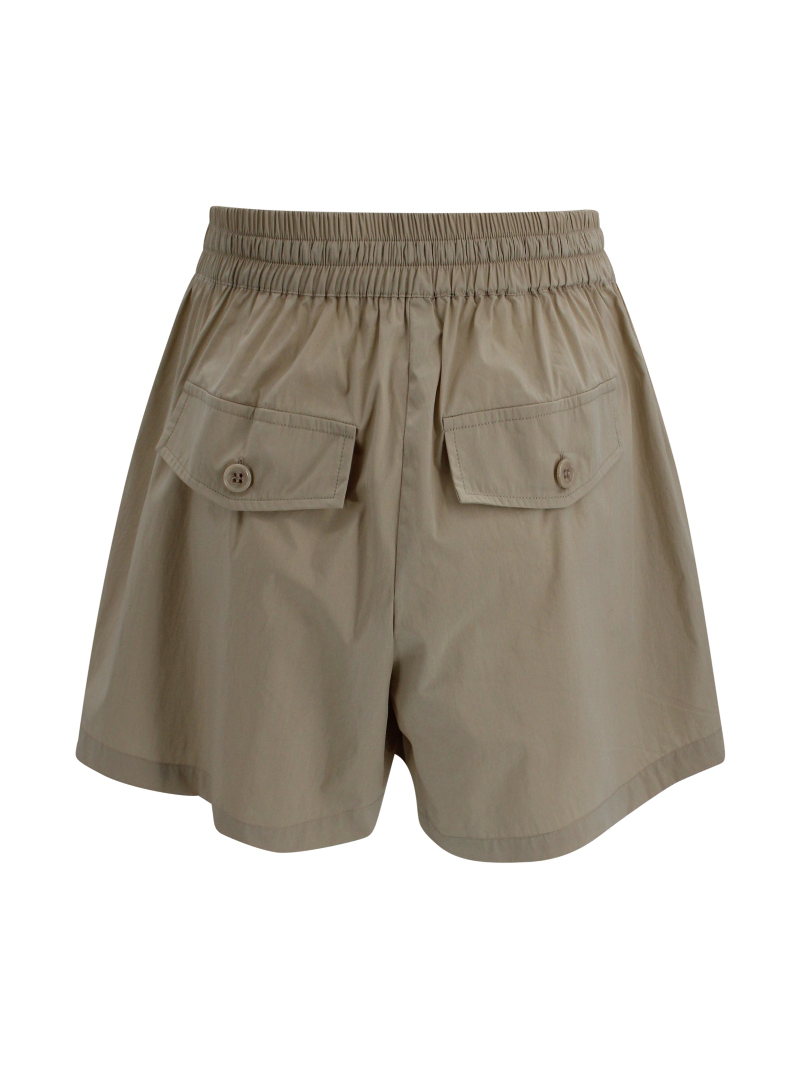 Parosh Shorts Beige Polyamide