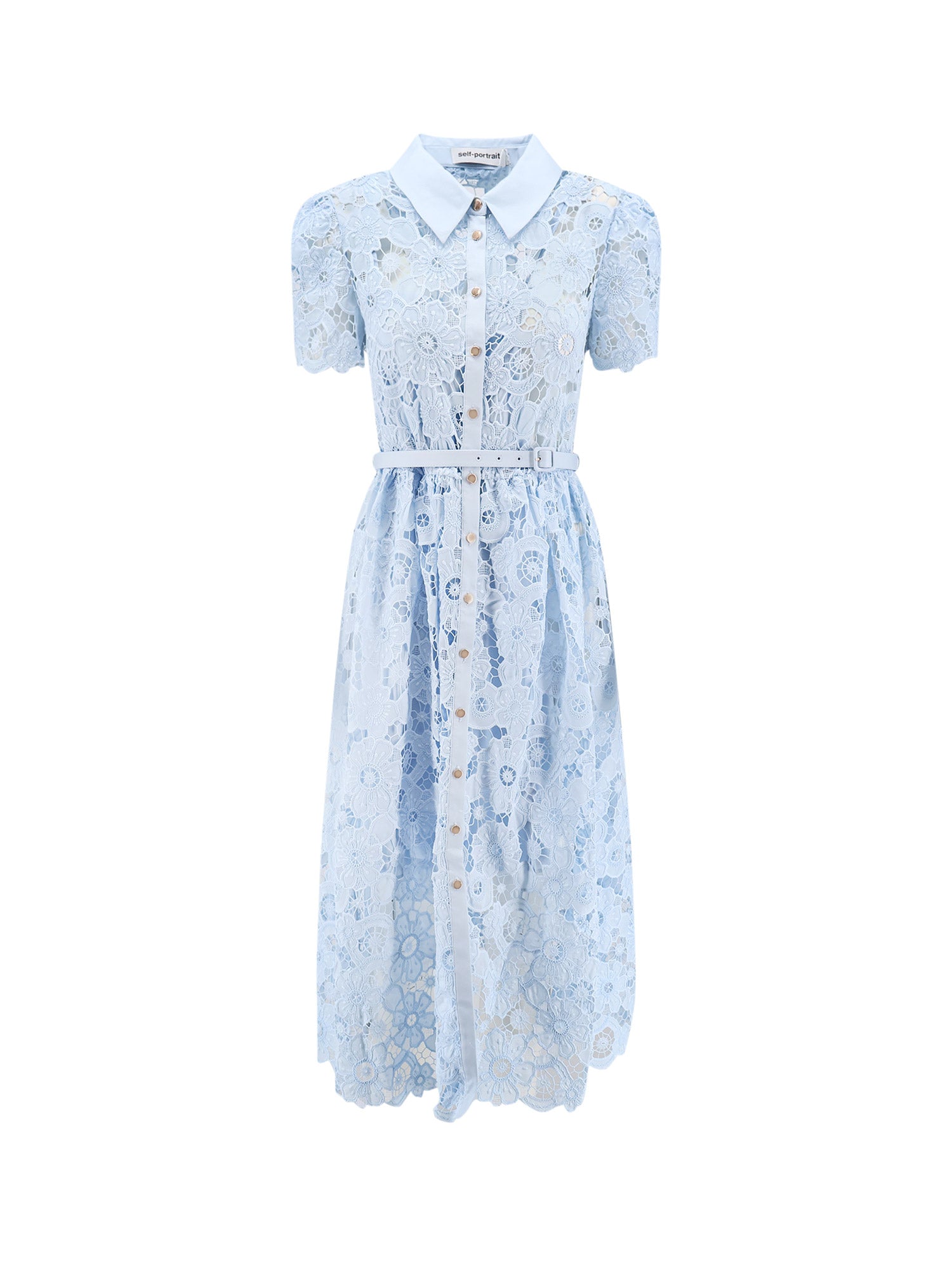 Self Portrait Dresses Blue Poliestere