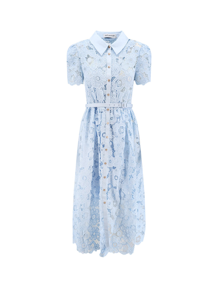 Self Portrait Dresses Blue Poliestere