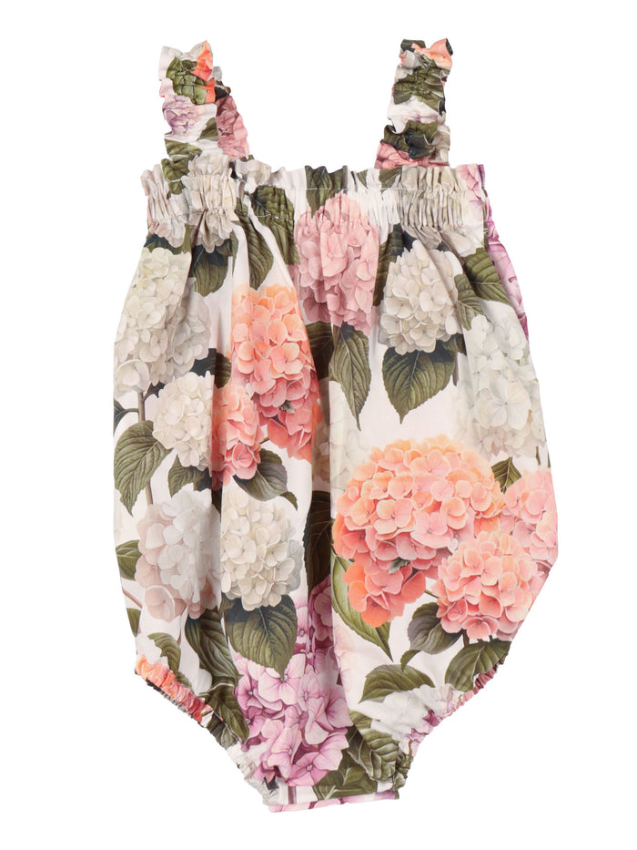 Rompers White Cotton Neonato