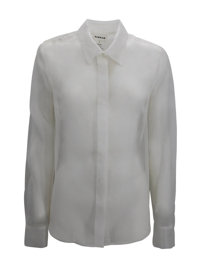 Parosh Shirts White Polyester
