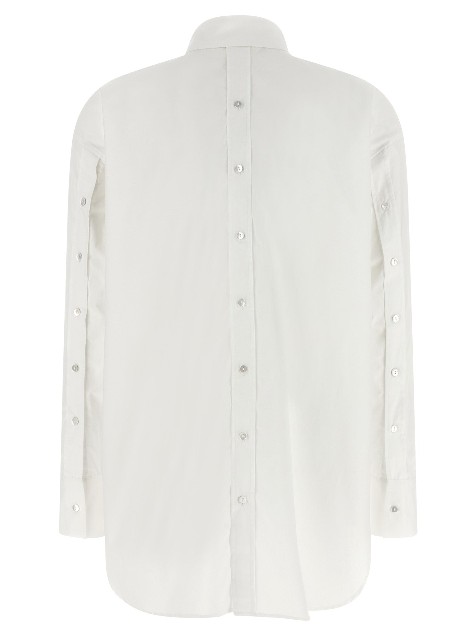 Scarlet Shirt White Cotton Shirt, Blouse