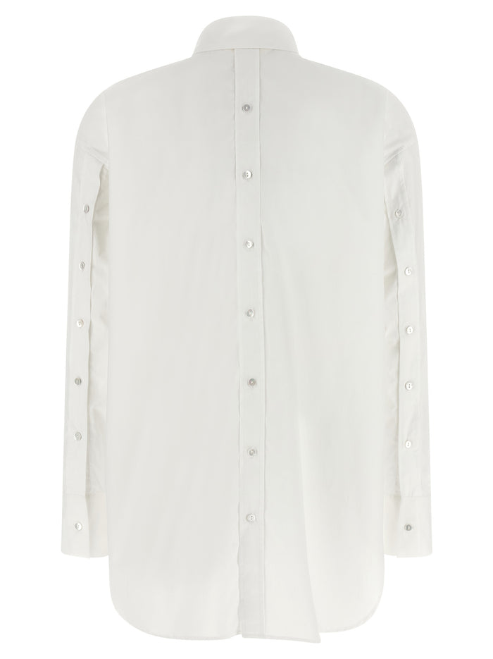 Scarlet Shirt White Cotton Shirt, Blouse