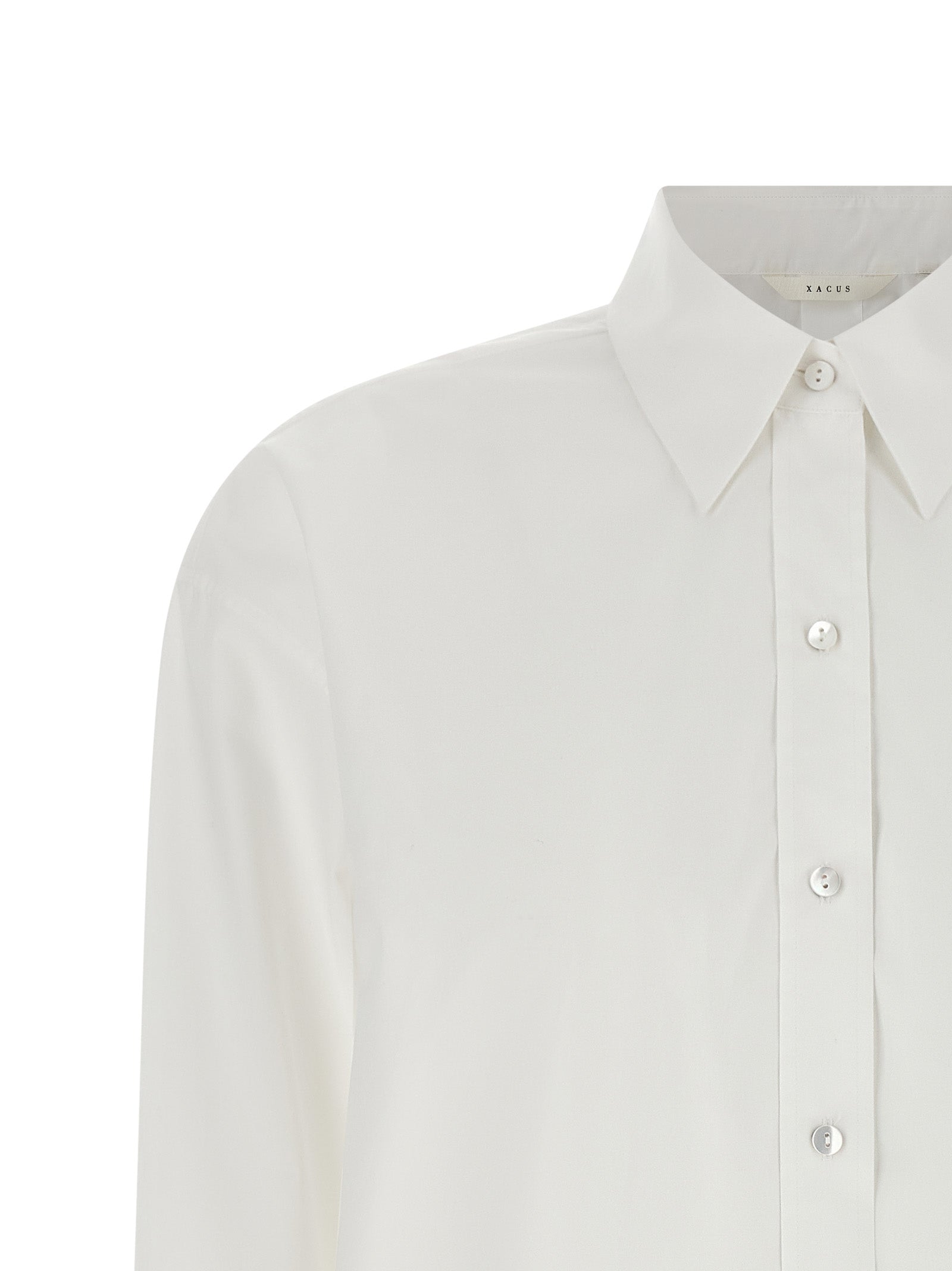 Scarlet Shirt White Cotton Shirt, Blouse