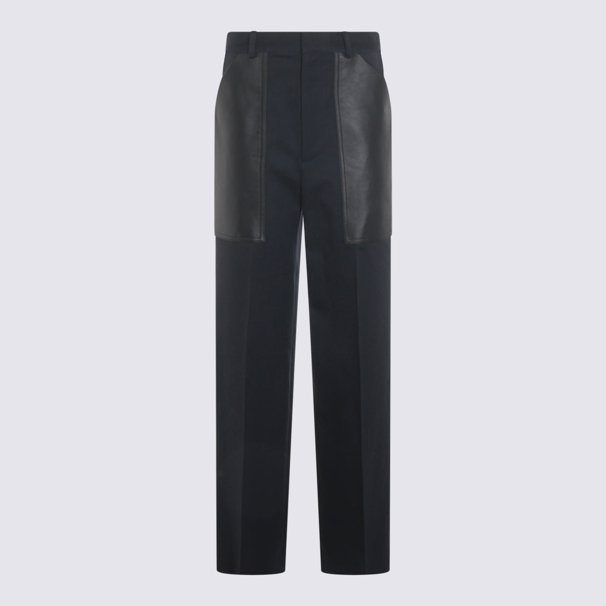 Bottega Veneta Trousers Blue _co Wo