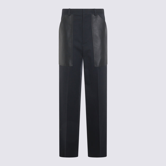 Bottega Veneta Trousers Blue _co Wo