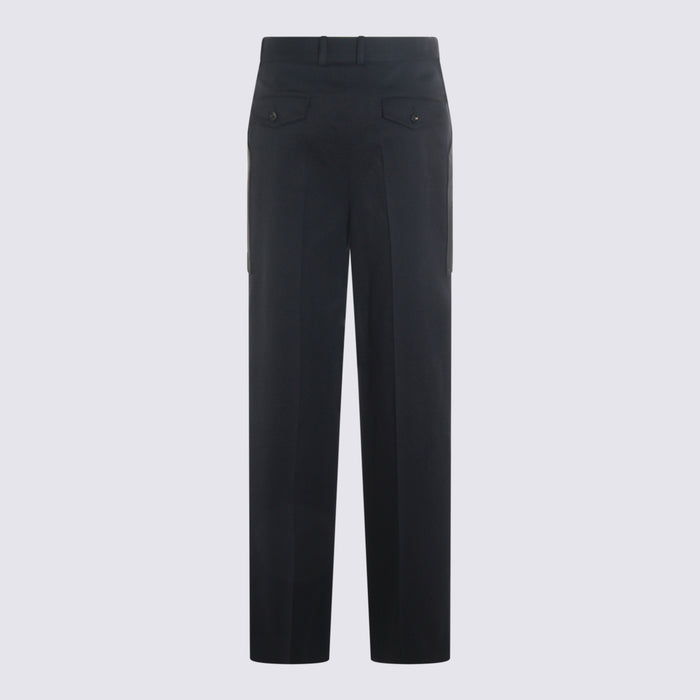 Bottega Veneta Trousers Blue _co Wo