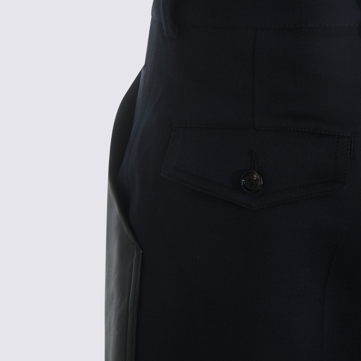 Bottega Veneta Trousers Blue _co Wo
