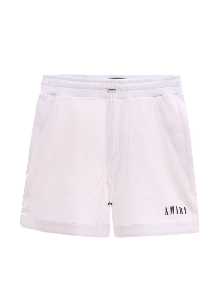Amiri Shorts White Cotone