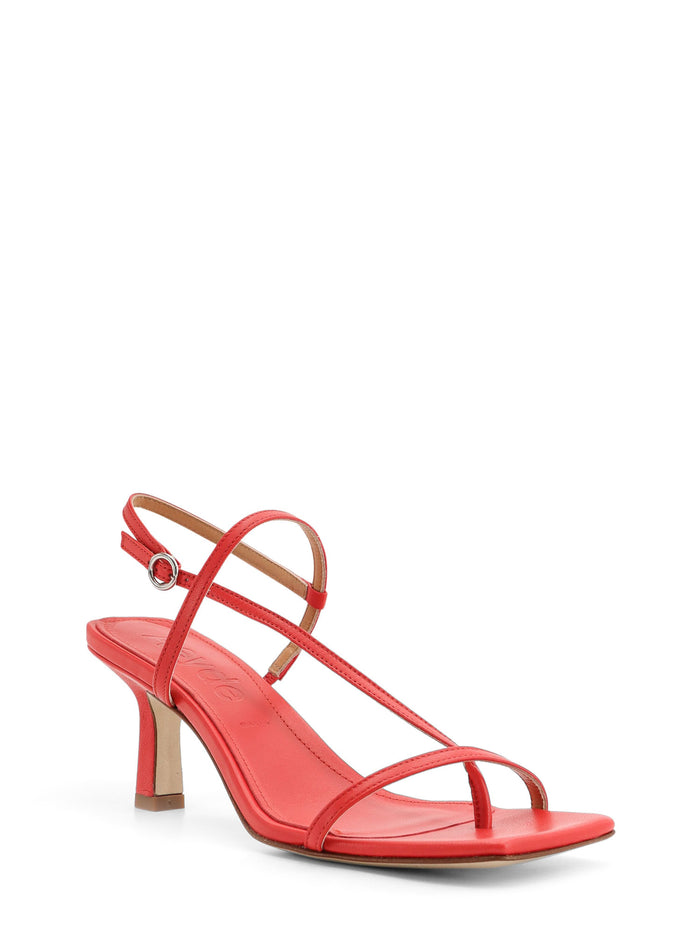 Aeyde Sandals Red Pelle