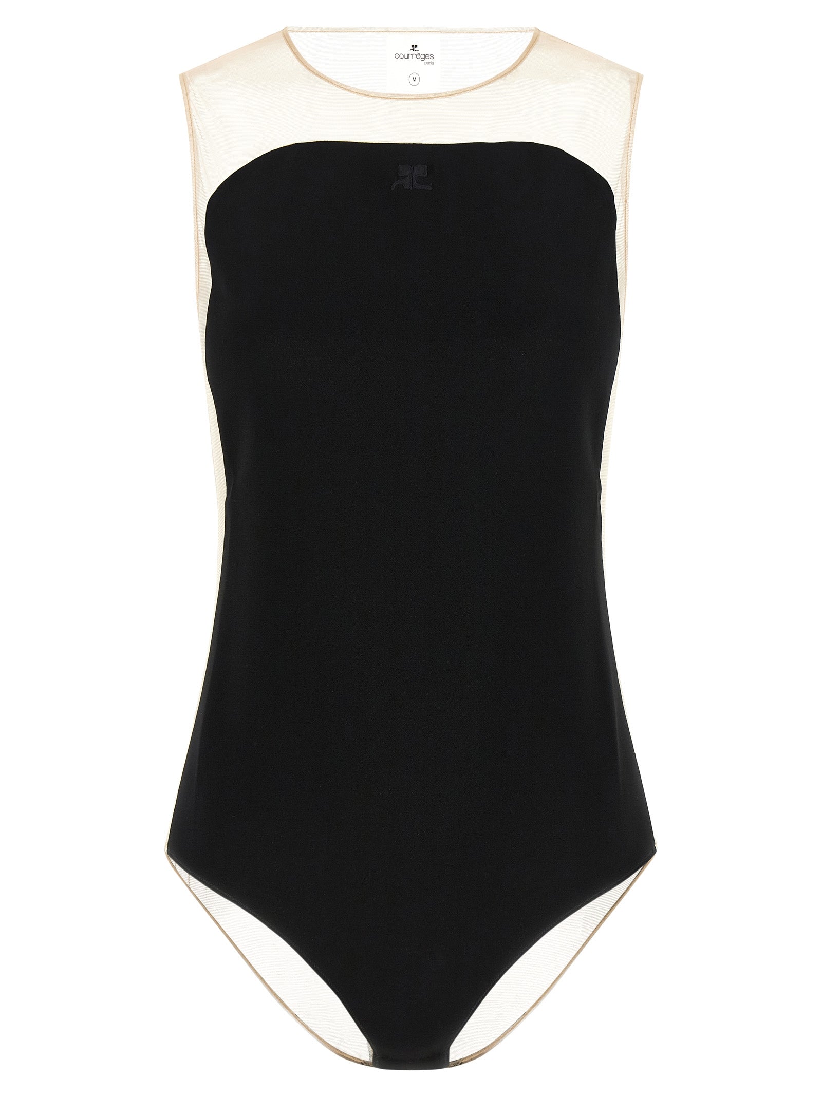 Ilusion Sunshiel Bodysuit Black Polyester Tops