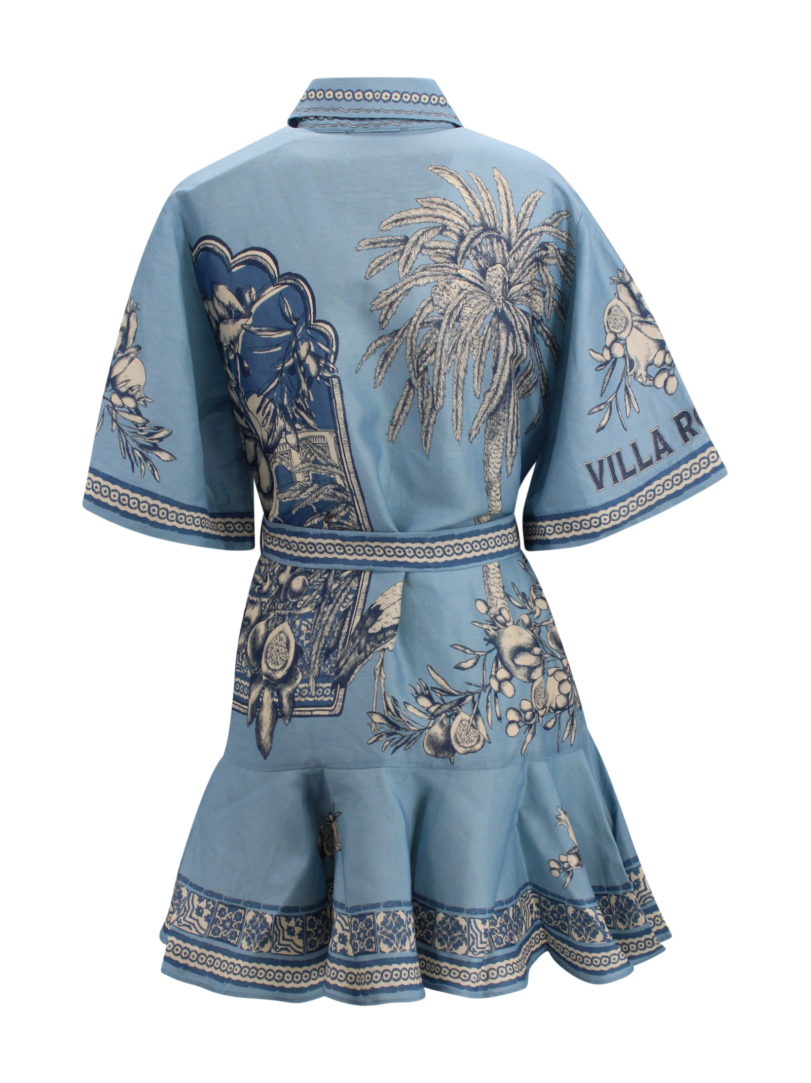 ALEMAIS Dresses Blue Linen
