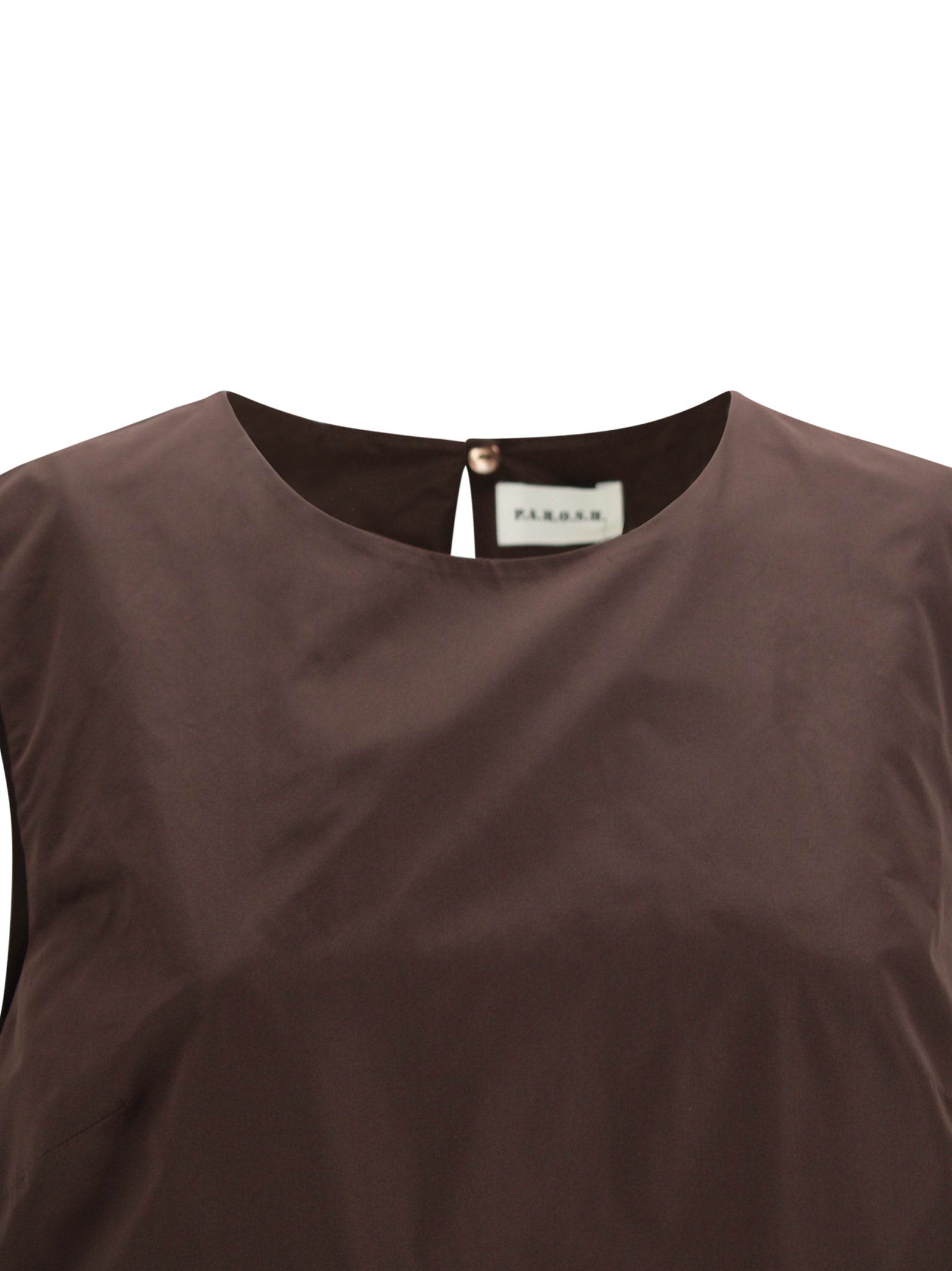 Parosh Shirts Brown Taffetà