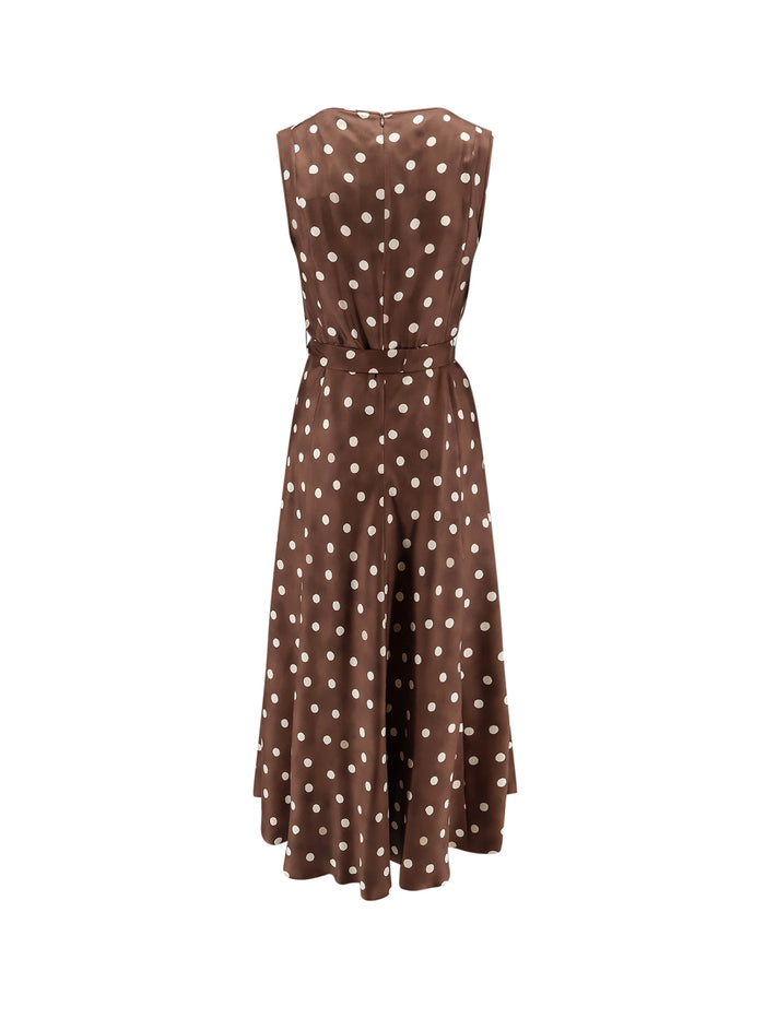 S Max Mara Dresses Brown Seta