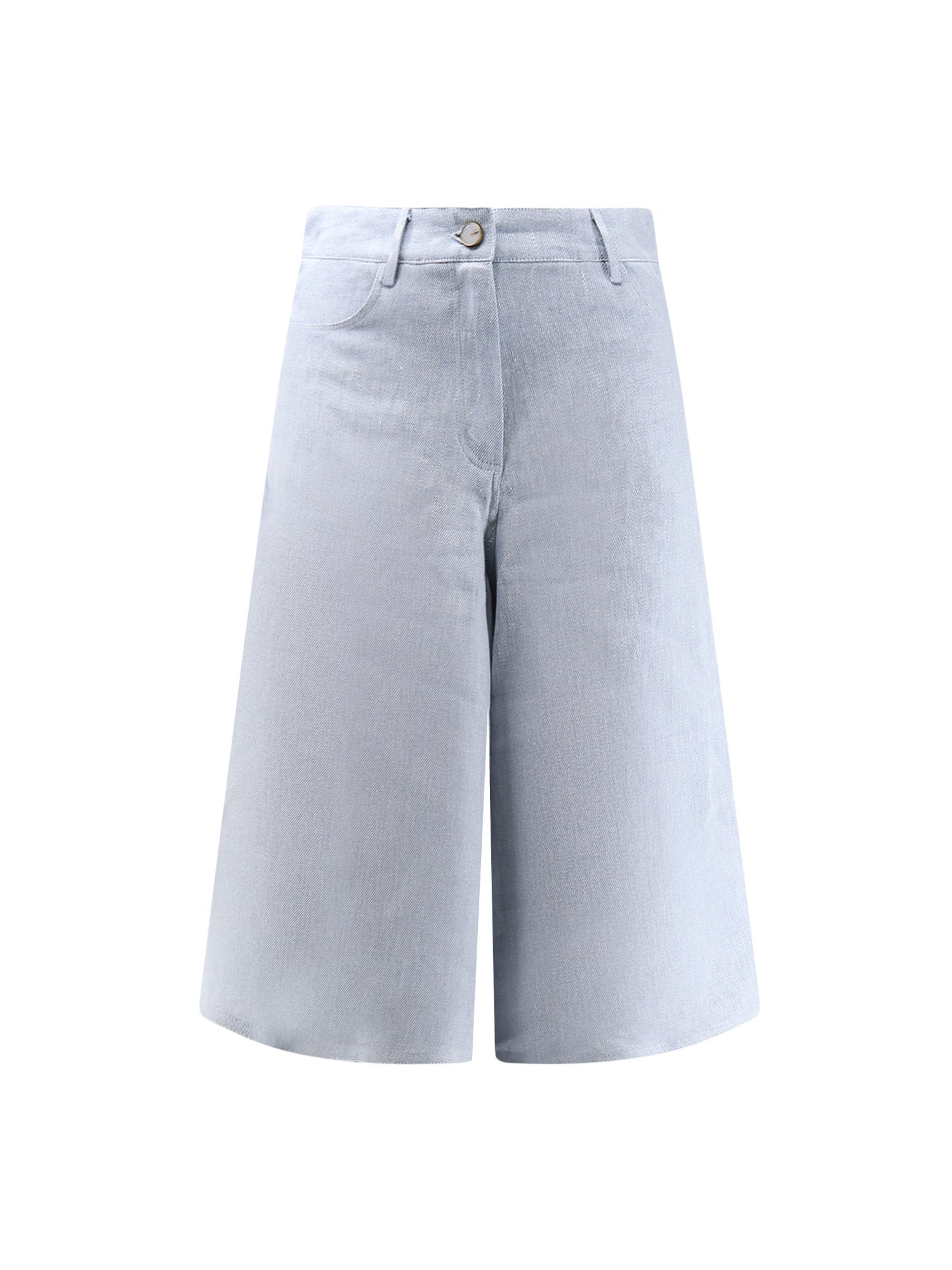 Alysi Shorts Light Blue Lino