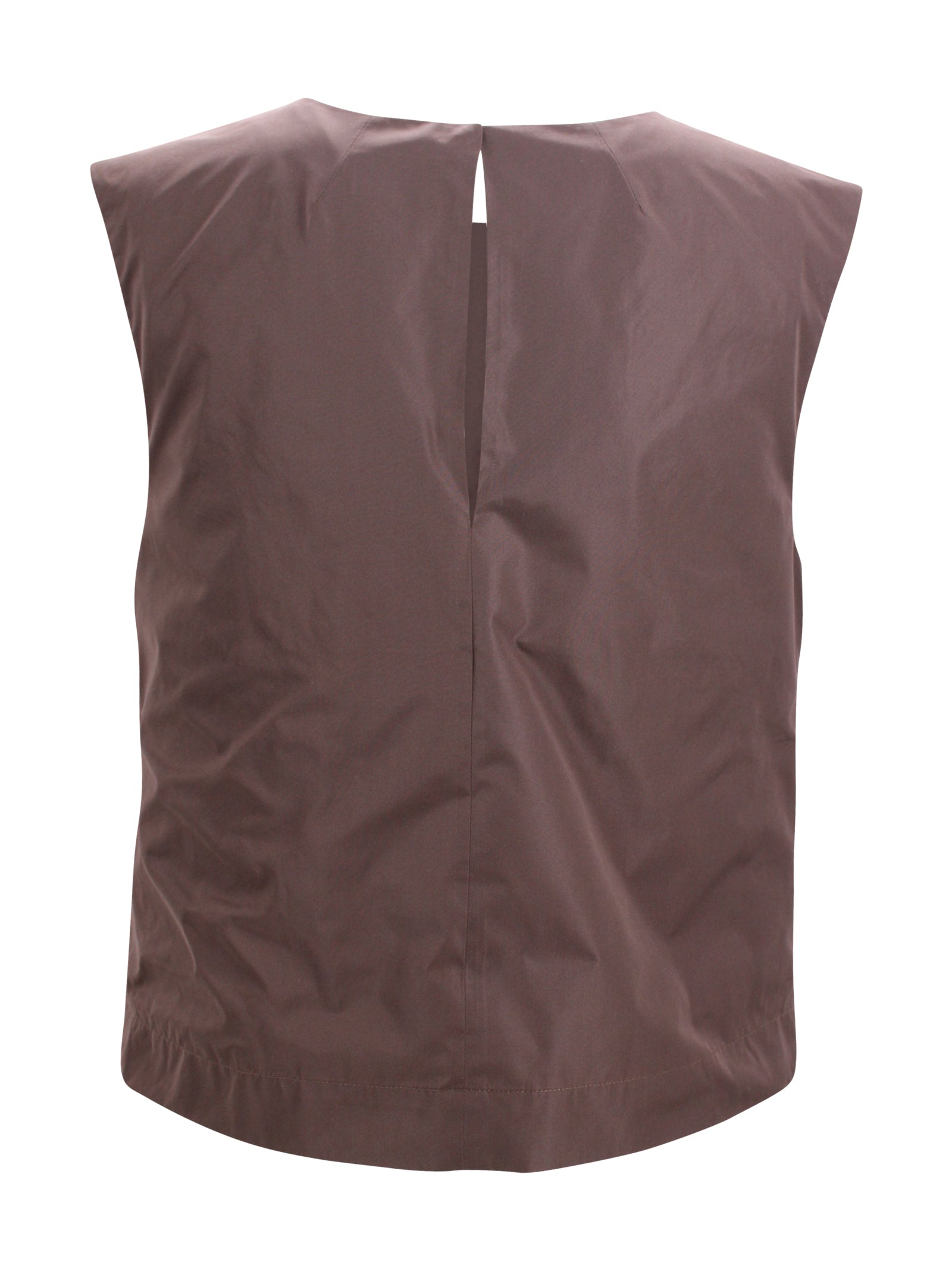 Parosh Shirts Brown Taffetà