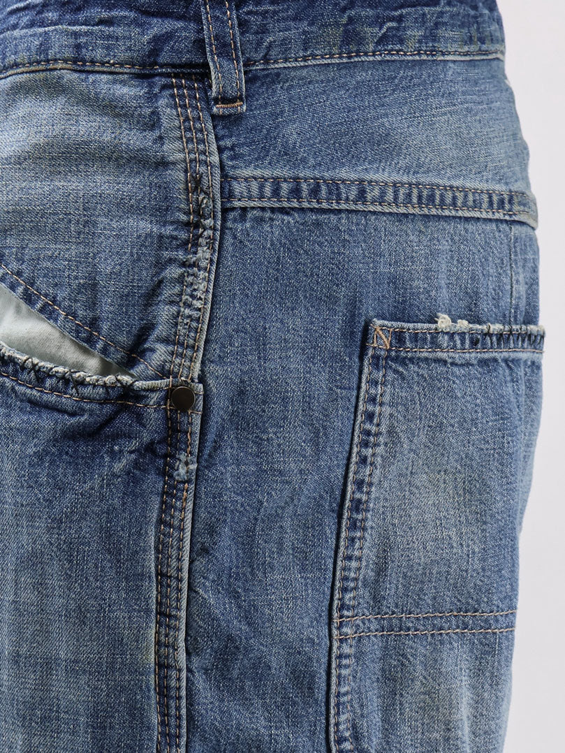 Maison Margiela Jeans Medium Blue Vintage Cotone