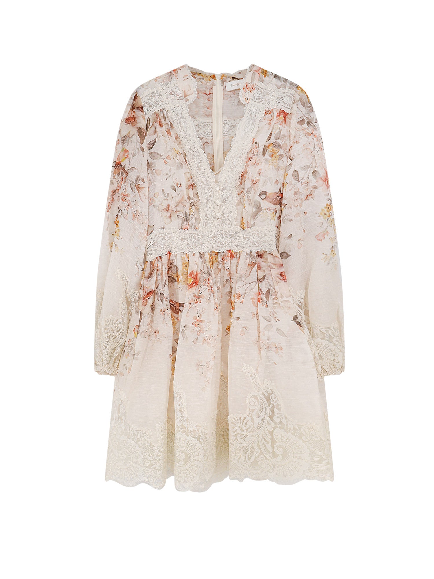 Zimmermann Dresses Creamsongbird Lino Seta