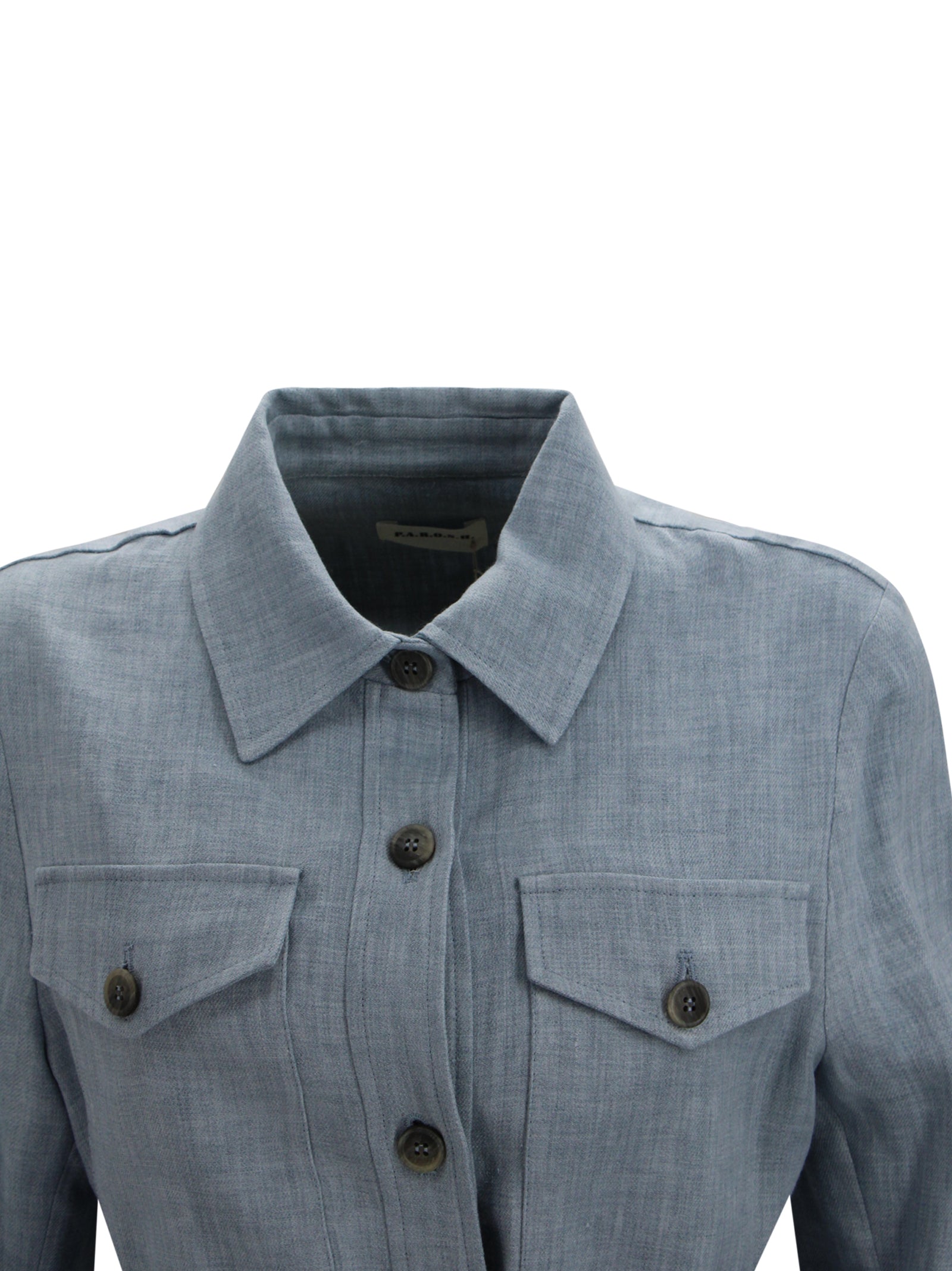 Parosh Jackets Clear Blue Linen