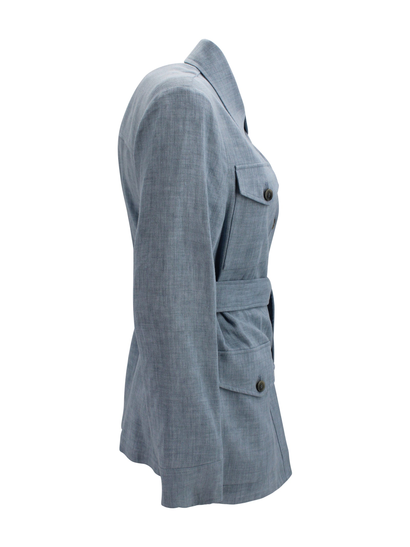 Parosh Jackets Clear Blue Linen