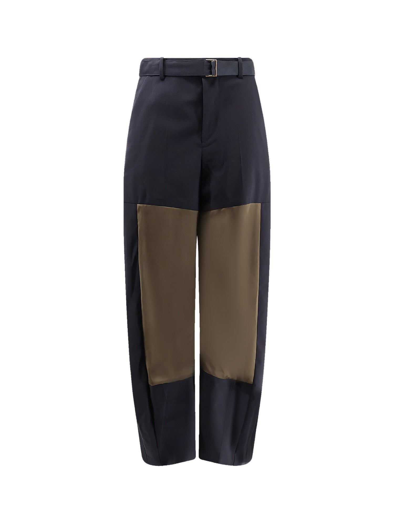 Sacai Rtw Navykhaki Lana/poliestere/cupro