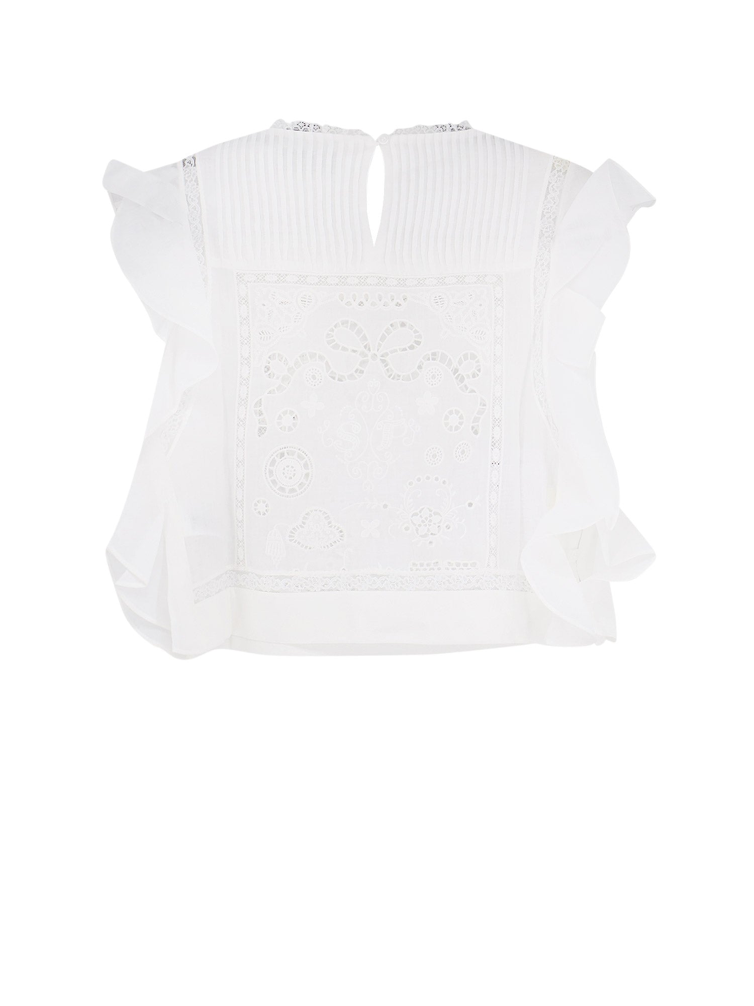 Self Portrait T-Shirts And Polos White Ramia