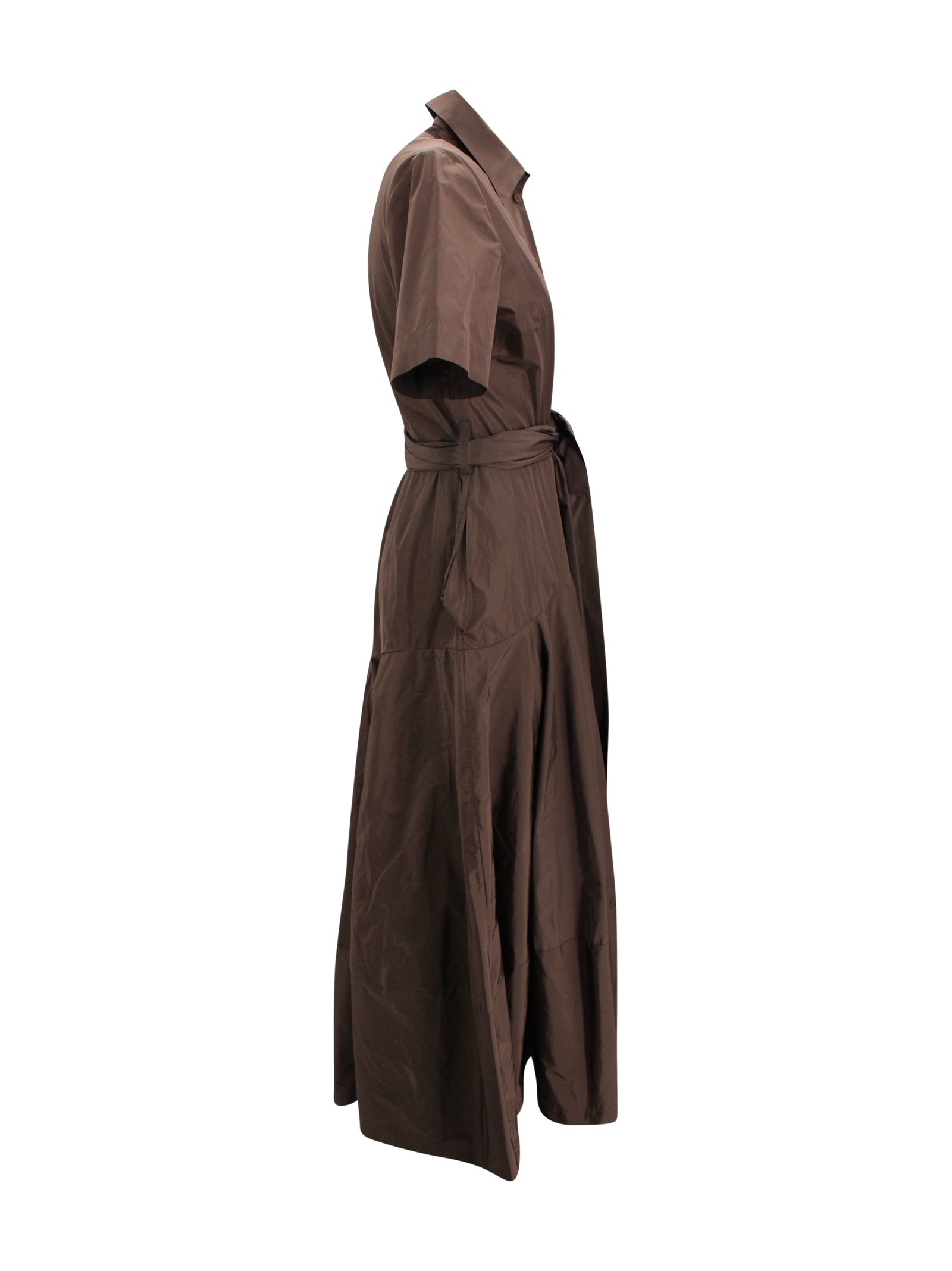 Parosh Dresses Brown Taffetà