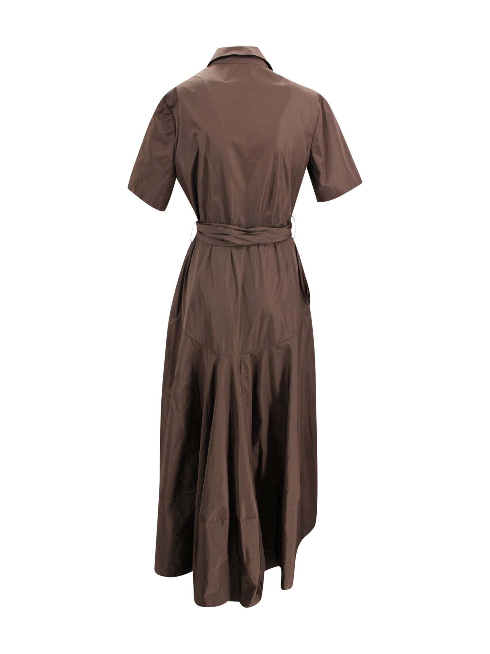 Parosh Dresses Brown Taffetà