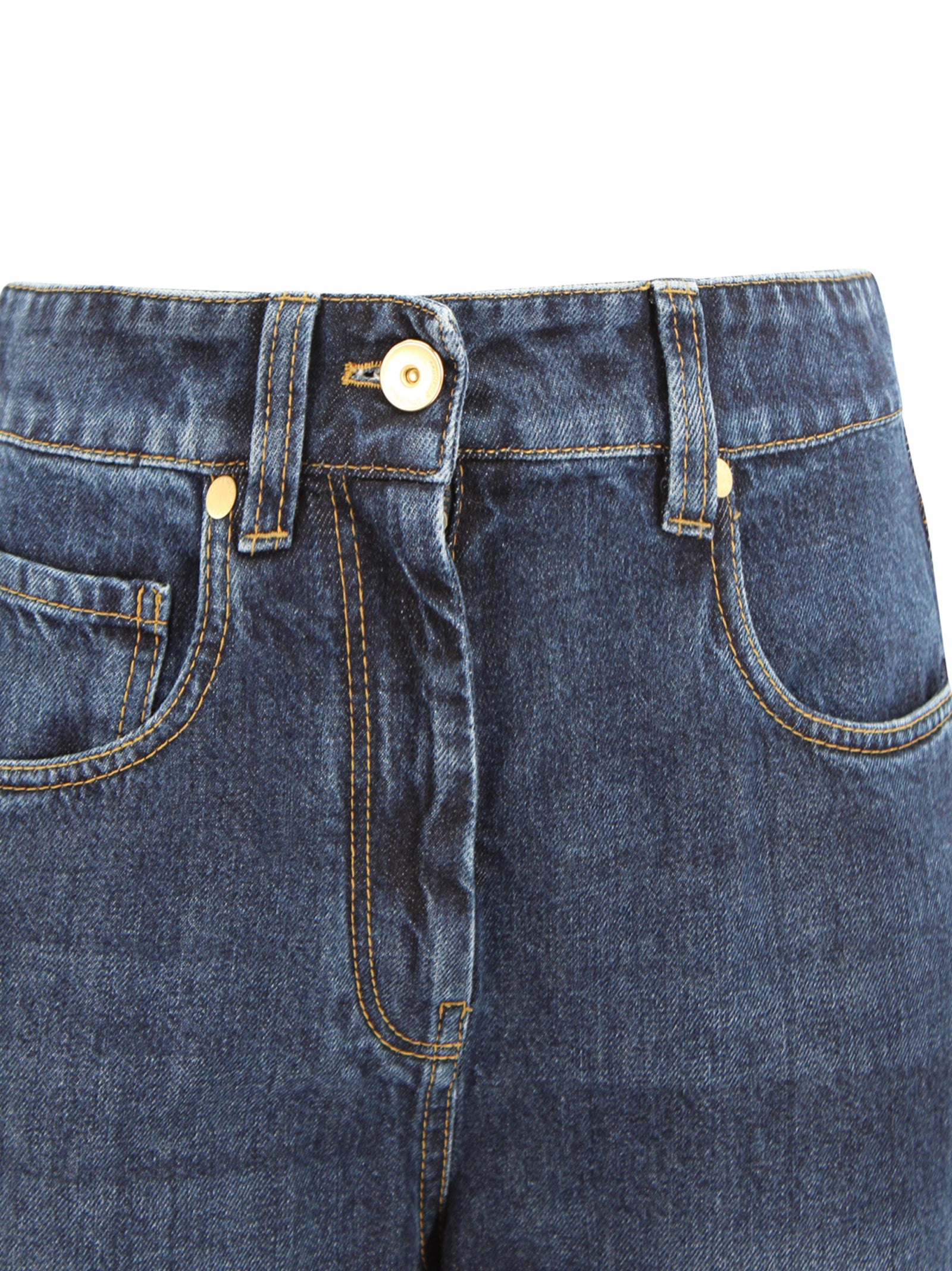 Brunello Cucinelli Trousers Dark Blue Cotton