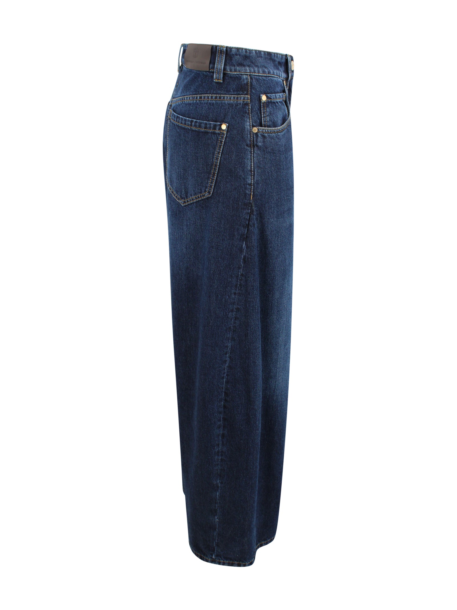 Brunello Cucinelli Trousers Dark Blue Cotton