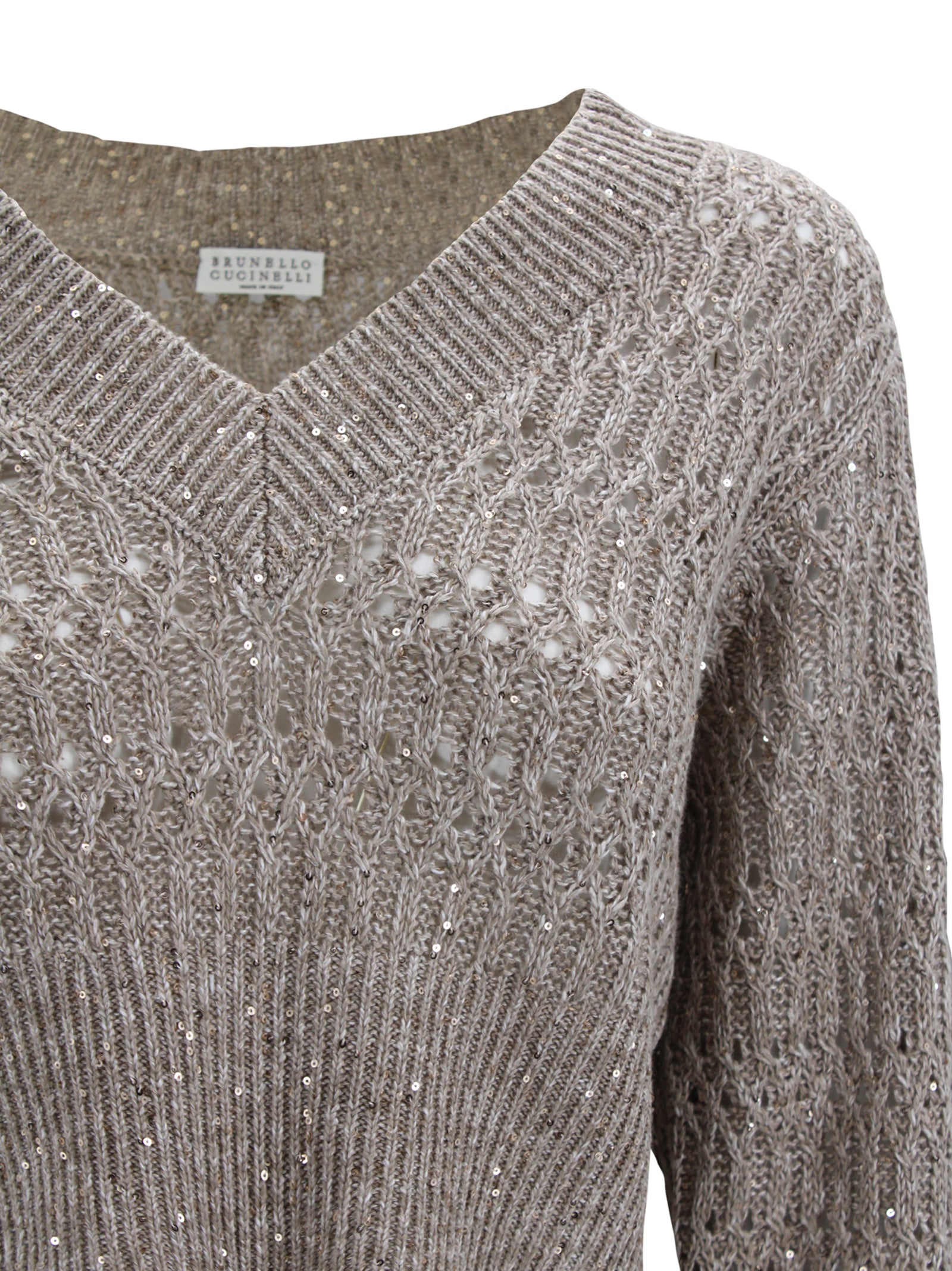 Brunello Cucinelli Sweaters Fango Cotton