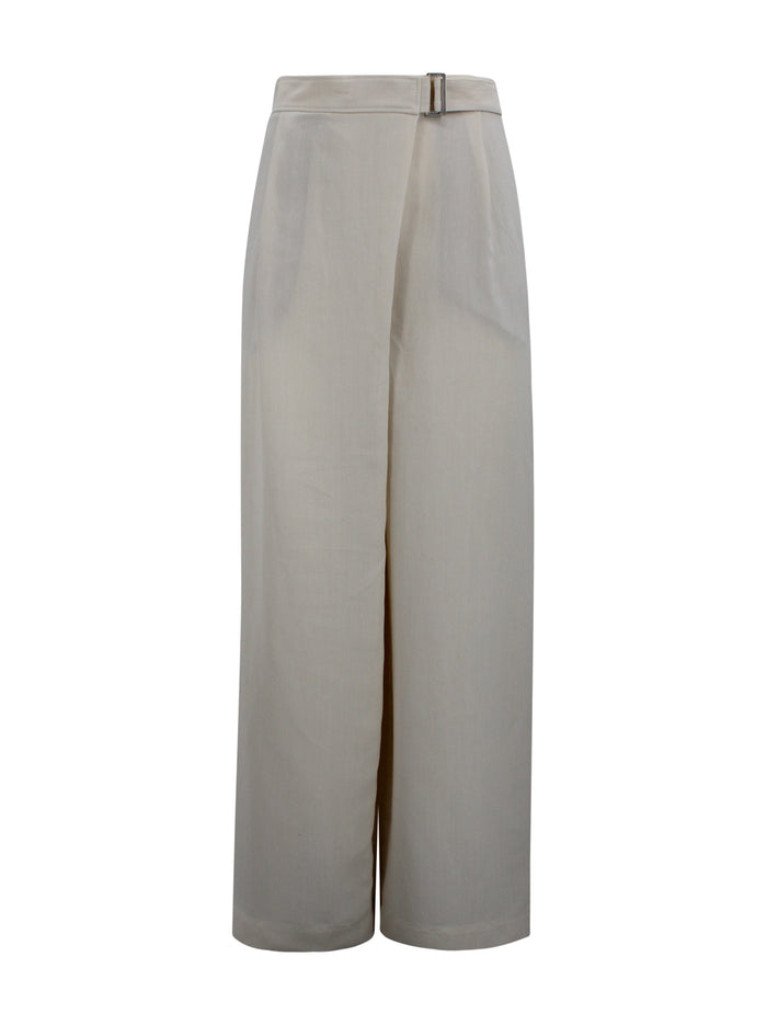 Brunello Cucinelli Trousers Cream Viscose