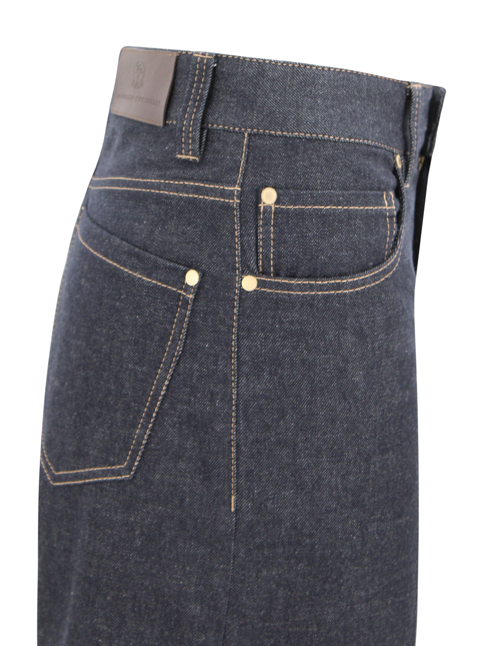 Brunello Cucinelli Trousers Blu Cotton