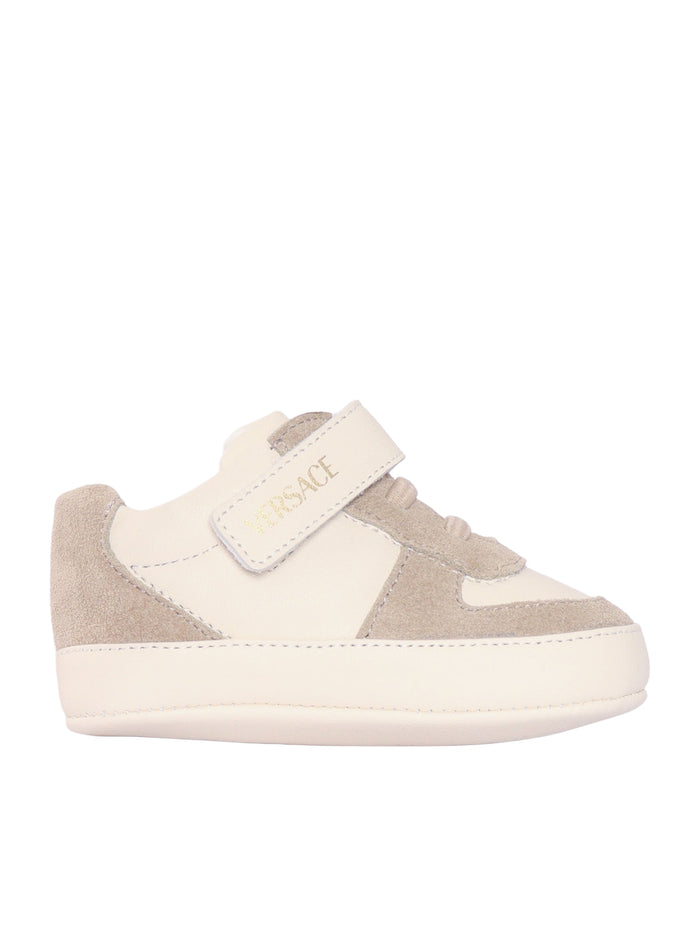 Low Top Beige Kid Sneaker