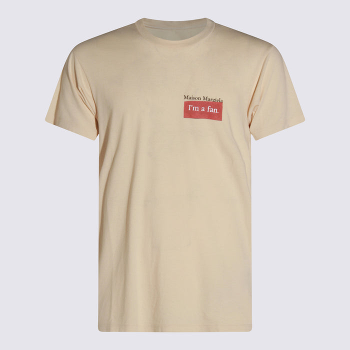 Maison Margiela T-shirts and Polos Beige _co