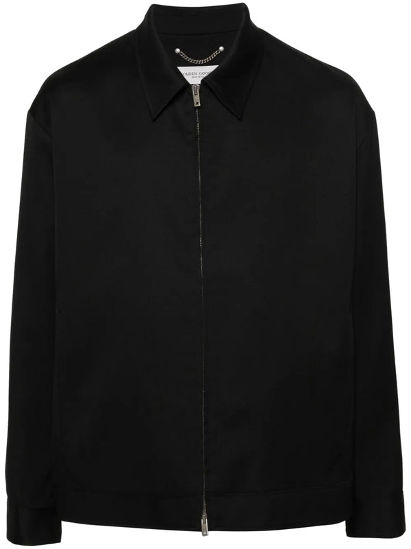 Golden Goose Outer: Virgin Wool 100%; Lining: Cotton 100% shirt jacket in black