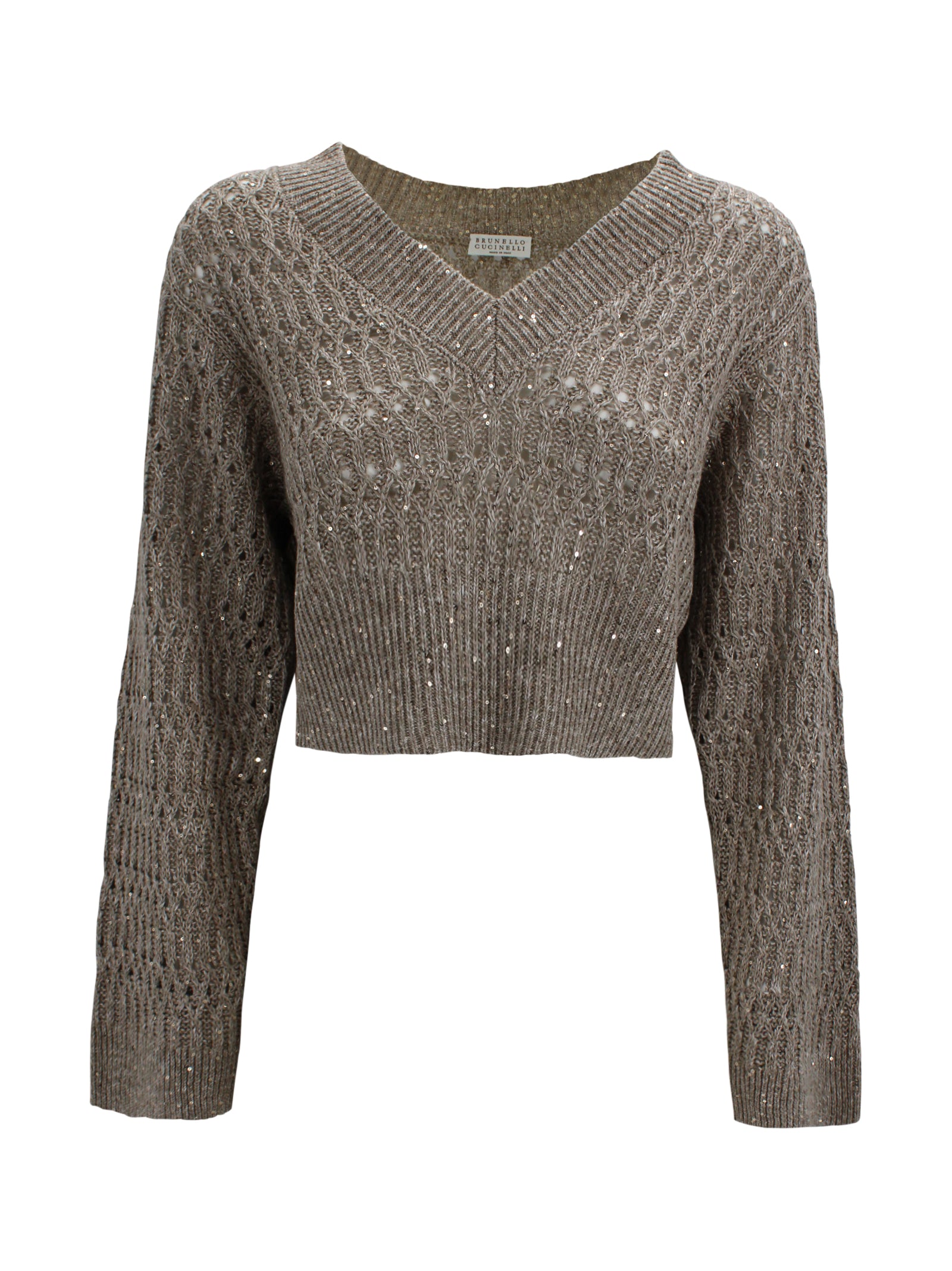 Brunello Cucinelli Sweaters Fango Cotton