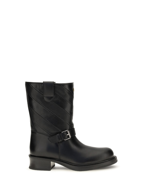 Valentino Garavani Upper: 100% calf leather; Sole: 100% rubber ankle boot in black