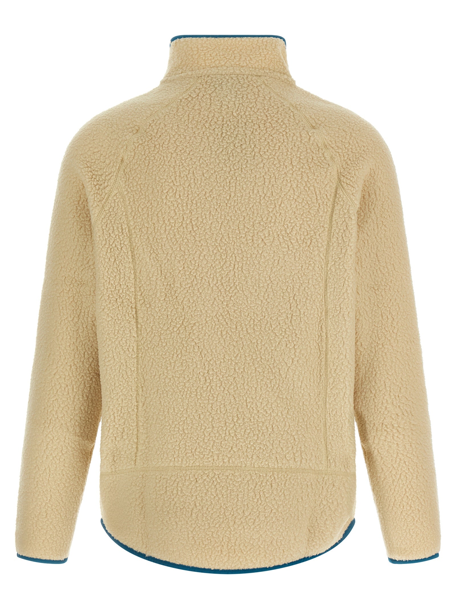 Mens Retro Pile Jacket Beige Polyester Down Jacket, Parka, Casual