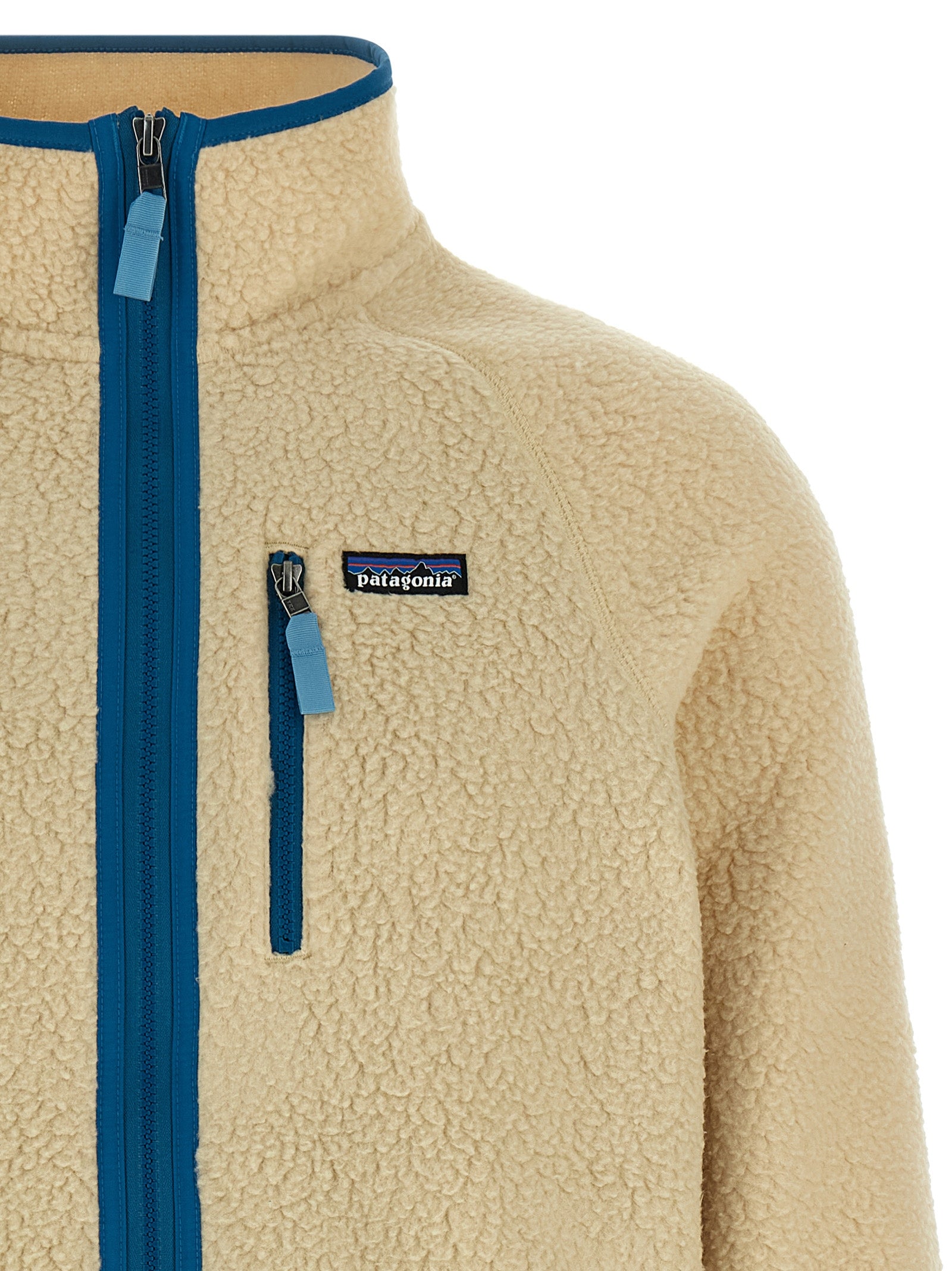 Mens Retro Pile Jacket Beige Polyester Down Jacket, Parka, Casual