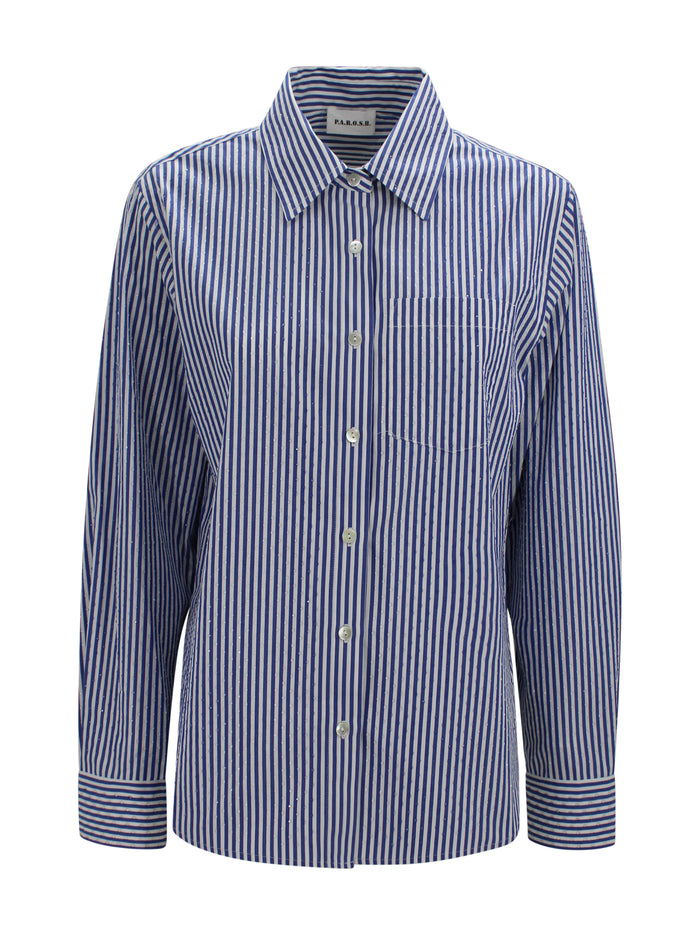 Parosh Shirts Blue Cotton
